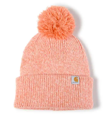106003-RC9OS Women's Knit Pom-Pom Cuffed Beanie Du-197219852473