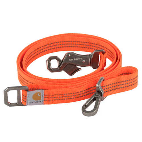 L Carhartt Dog Leash Hunter Orange / Brushed Nicke-888999305500