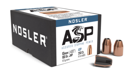 Nosler HG-ASP-10mm 180g JHP (.400") (250ct) 44885-054041448857