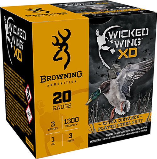 B193412033 20 GA 3" #3 WICKED WING XD 1 OZ-25-020892024403