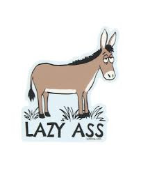 Lazy Ass Sticker-210000352452