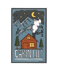 Cabin Life Sticker-210000352449