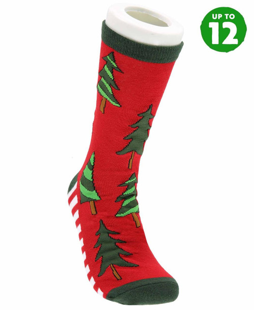 SK472 Striped Trees Sock-25-210000350783