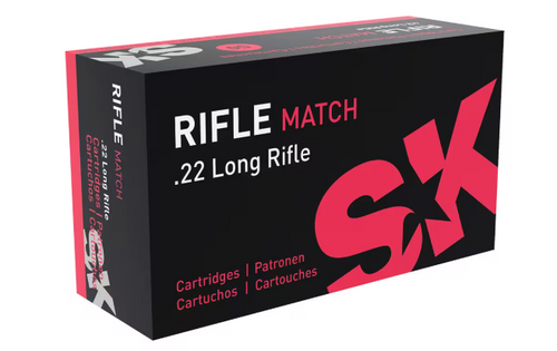 SK .22 LR Rifle Match - Brick 500 Rds-4023045422084