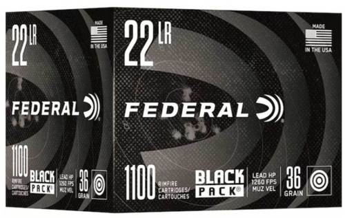 Black Pack Rimfire, 22 Long Rifle, 36 Grain, Coppe-604544705935
