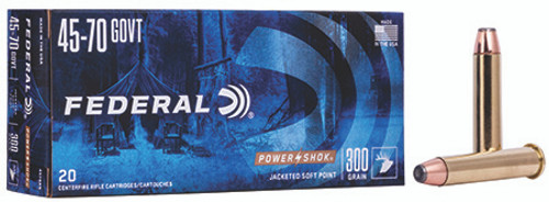 FEDERAL POWER-SHOK 45-70GOV 300GR JSP 4570AS-029465091439