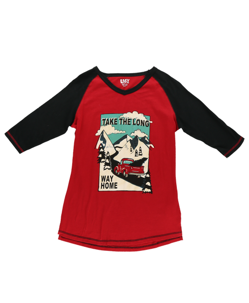 Truck Plaid Pj Tall Tee L-210000244646