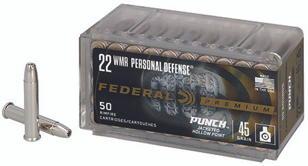 PD22WMR1 FEDERAL 22 MAG PUNCH 45GR JHP "PERSONAL D-604544683219