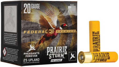 PFX258FS 6 FEDERAL 20GA 3" 3DE 1-1/4OZ 6 SHOT FS L-604544626346