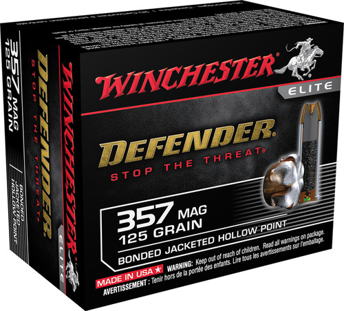 S357MPDB HANDGUN 357 MAG DEFENDER BONDED JHP 125 G-020892218864