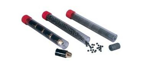 Ammo Tubes with caps - 3 per - 5 1/2" long (empty)-040589130408