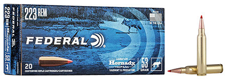V223VM53 FEDERAL 223 REM 53GR HORNADY V-MAX 20 RND-604544647891