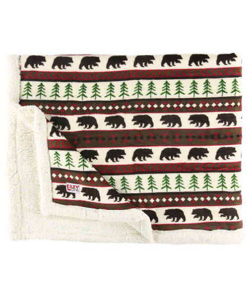Bear Fair Isle Blanket-210000218090 Bear Fair Isle Blanket-210000218090