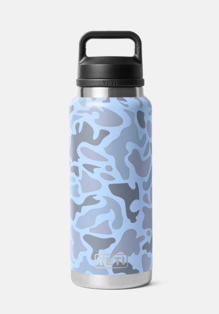 Rambler 36 oz Bottle Chug Blue Camo -26-888830564196