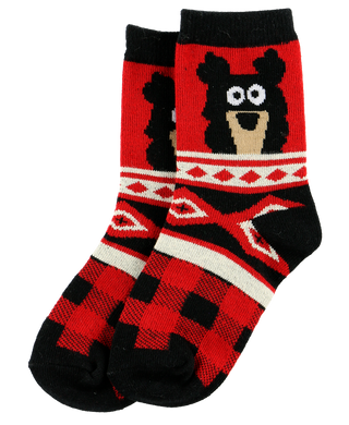 Ksk786s Cabin Bear Kid Sock S-210000217681
