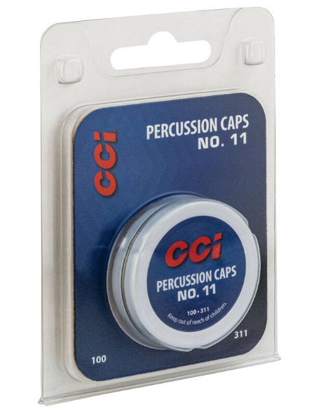 CCI Percussion Caps 100 RND/BX-076683003119