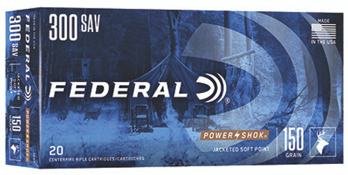 FEDERAL POWER-SHOK 300SAVAGE 150GR JSP 300A-029465084622
