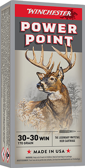 WINCHESTER POWER-POINT 30-30WIN 170GR X30303-020892200098