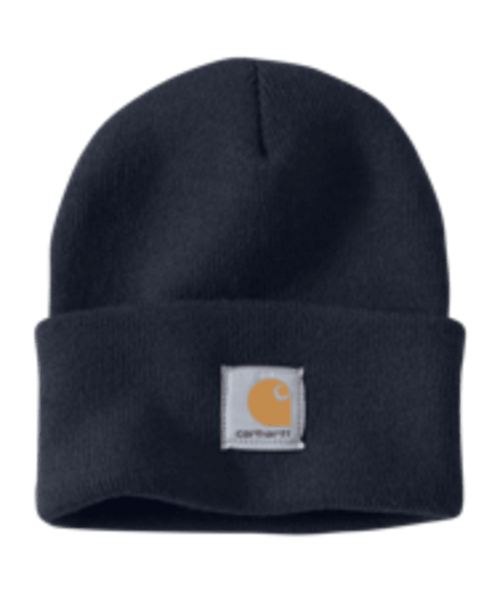 A18-NVY OS Navy Knit Cuffed Beanie -26-035481001444