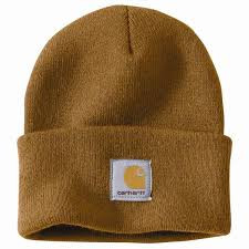 A18-BRNOS Knit Cuffed Beanie Carhartt Brown -25-035481015298