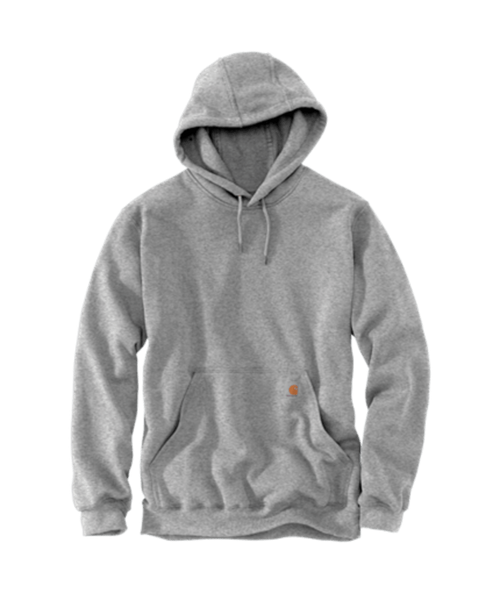 K121-HGY 2XL Heather Gray Loose Fit Midweight Hood-035481115882