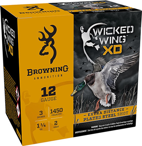 B193411232 12 GA 3" #2 WICKED WING XD 1-1/4 OZ-25-020892023116