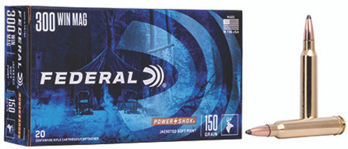 FEDERAL POWER-SHOK 300WINMAG 150GR JSP 300WGS-029465091446