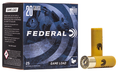 FEDERAL UPLAND 20GAUGE 2.75" H200 7.5-029465072773