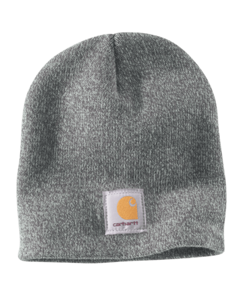 A205-HGY OS Heather Gray Knit Beanie -26-035481219085