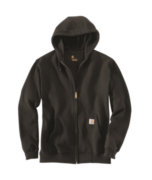 K122-BLKLTLL Loose Fit Midweight Full-Zip Sweatshi-035481296062