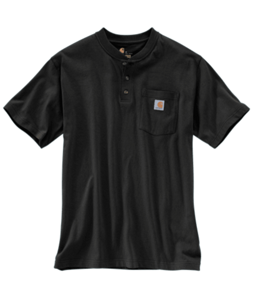 K84-BLK 3XL Black Loose Fit Heavyweight Short-Slee-210000134354