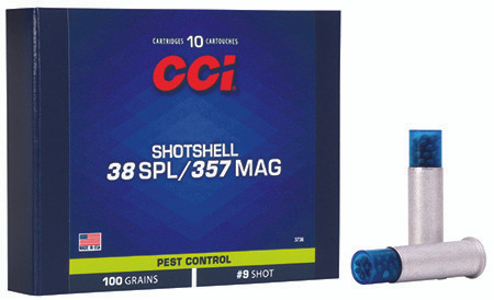 3738 CCI 38/357 MAG SHOTSHELL 10 RND/BX -26-076683037381