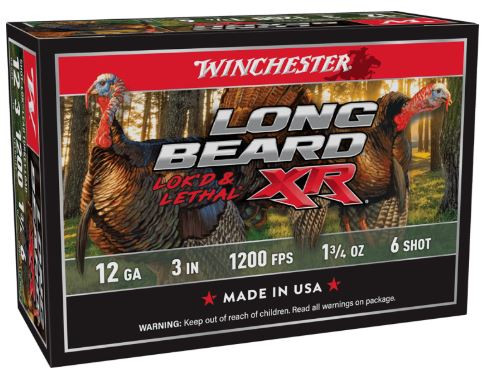 STLB1236 SHOTSHELL 12 GA 3" #6 LONG BEARD XR 1-3/4-020892021389