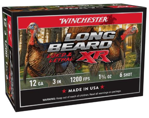 WINCHESTER #6 LONG BEARD S-L 12GAUGE 3" STLB 1236-020892021389