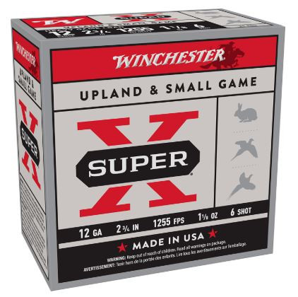 XU12H6 SHOTSHELL 12 GA 2-3/4" #6 SUPER-X UPLAND HE-020892013179