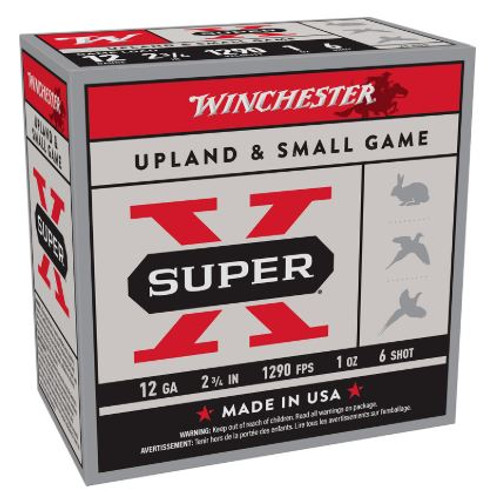 XU126 12 GA 2-3/4" #6 SUPER-X UPLAND 1 OZ-25-020892013230