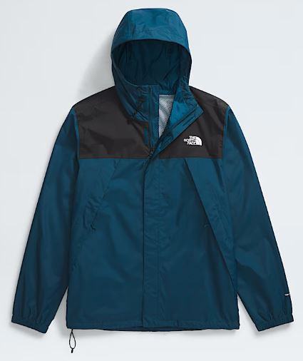 TNF Men's Antora Jacket Midnight Petrol/Black-197064918218