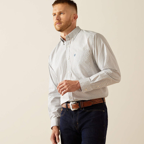 10058968 XXL R KHAKI MNS Sutton Classic Fit Shirt--197318393877