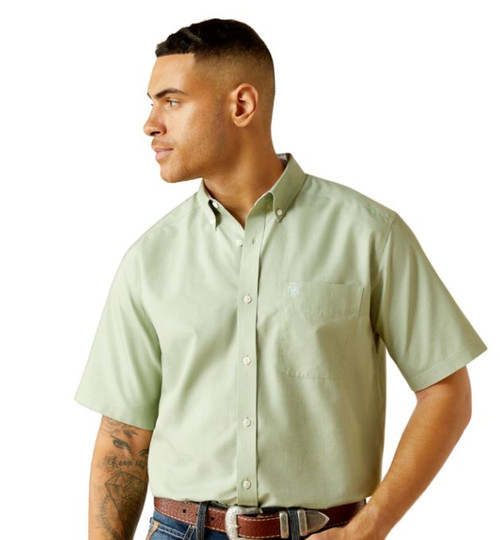 10058980 XL R AQUA MNS Wrinkle Free Solid Classic-197318415784