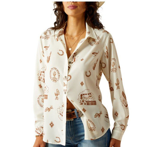 10060364 LG R ROAD TRIP PRINT WMS Homestyle Shirt--197318434181