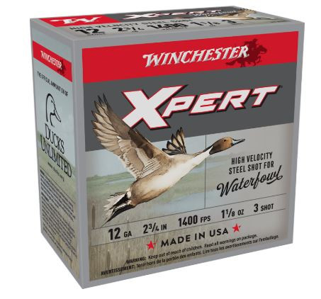 WEX12H3 SHOTSHELL 12 GA 2-3/4" #3 XPERT HV STEEL W-020892017207