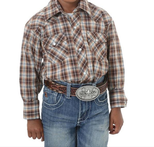 10201Waal Boys Sport Western Shi-210000339686