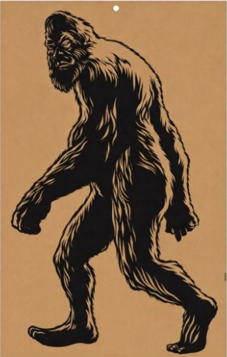 15837 EZ Aim Sasquatch Corrugated Silhouette - 23-026509089322