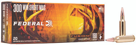 F300WSMFS2 FEDERAL 300 WSM 180GR FUSION 20 RND/BX-029465098049