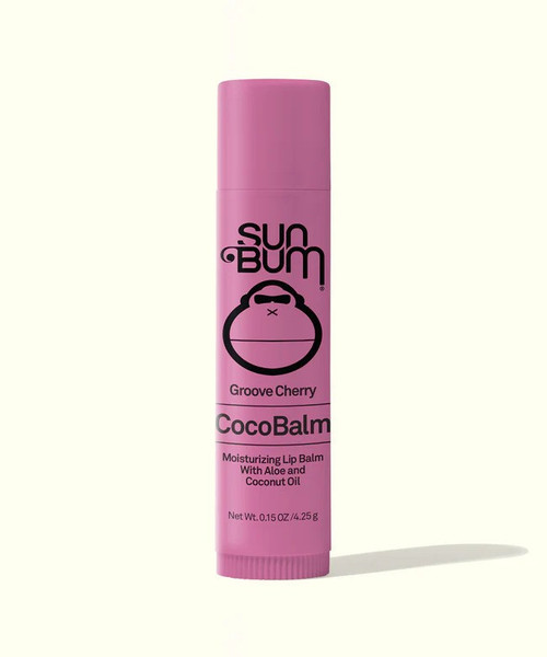 Sun Bum CocoBalm Lip Balm - Groove Cherry, Moisturizing