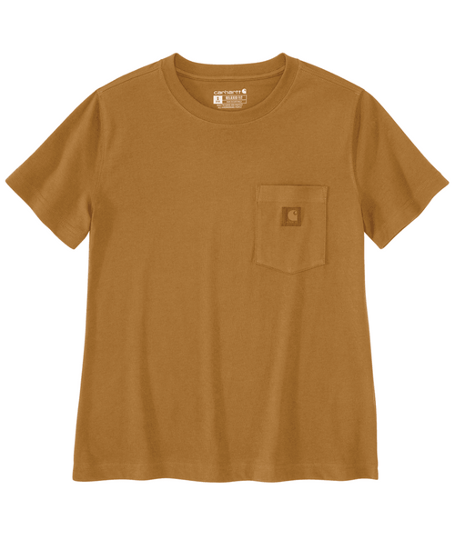 107391 2X REG Carhartt Brown W Irvine Rlxd Tshrt --199133105130