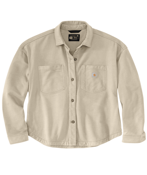 107393 XS REG Oat Milk W Durham Knit Ovrshrt -26-199133035741