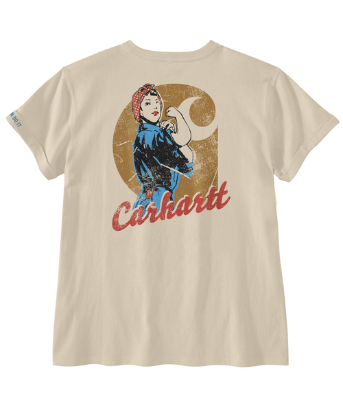 106903 XS REG Oat Milk Women's Loose Fit Heavyweig-199133064703