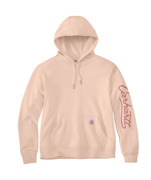 107414 S REG Light Coral W Sawyer Script Swtshrt --199133040660