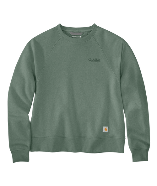 107415 S REG Green Slate Heather W Sawyer Crwnck S-199133041292